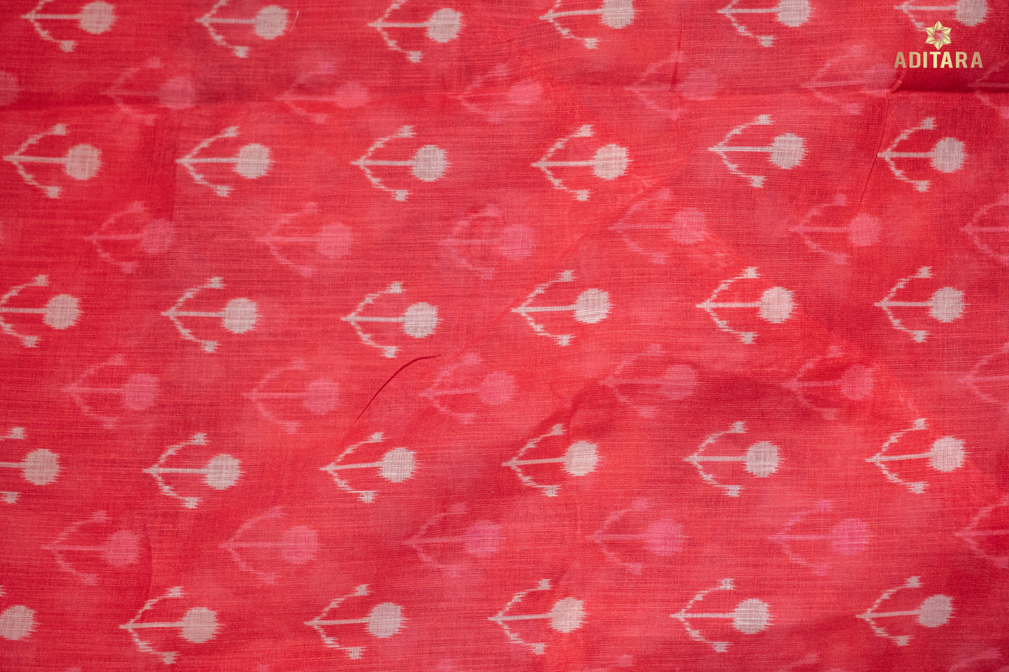 Linen Cotton Saree Blue