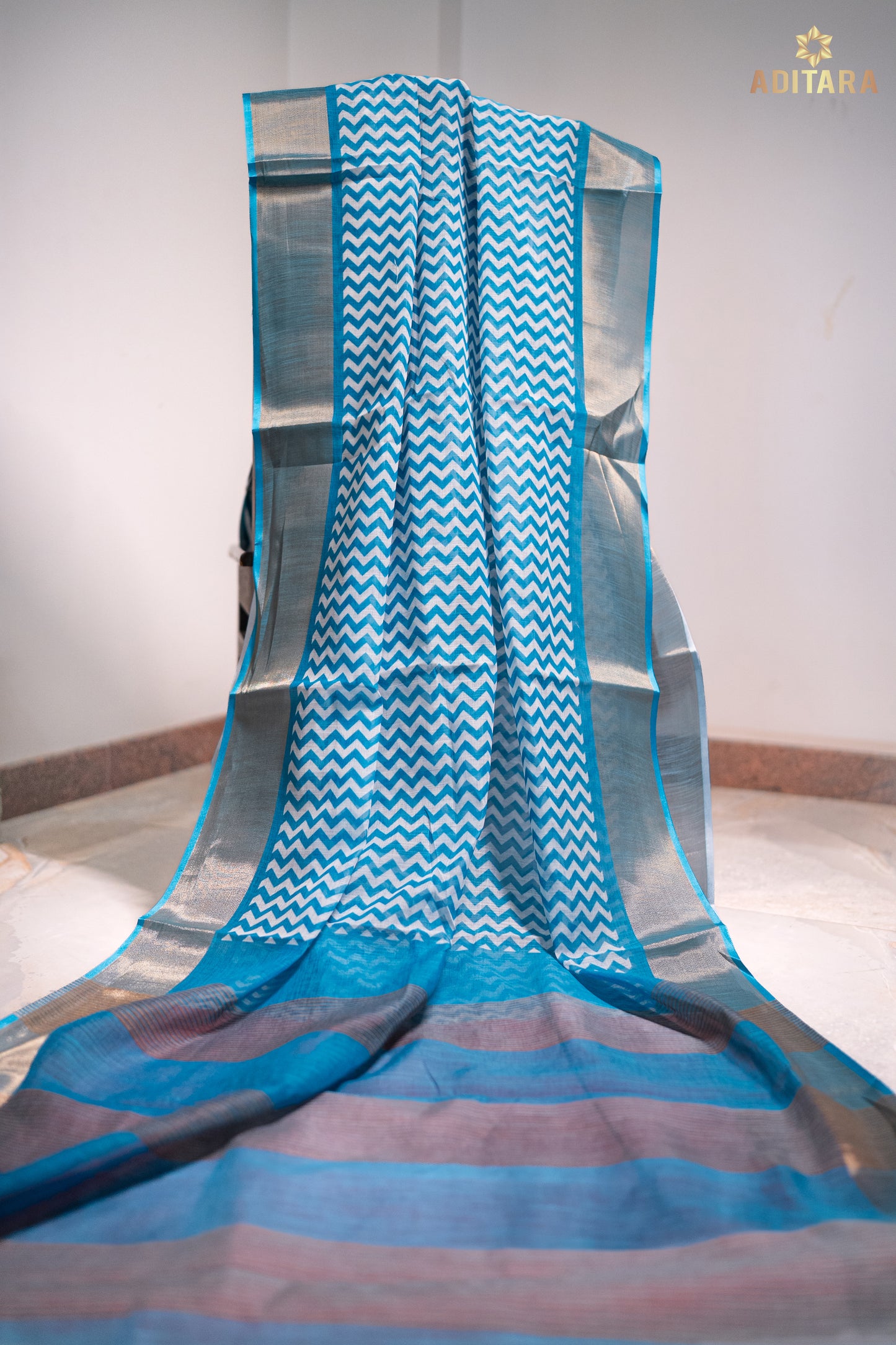 Nila - A Classic Look Saree Blue