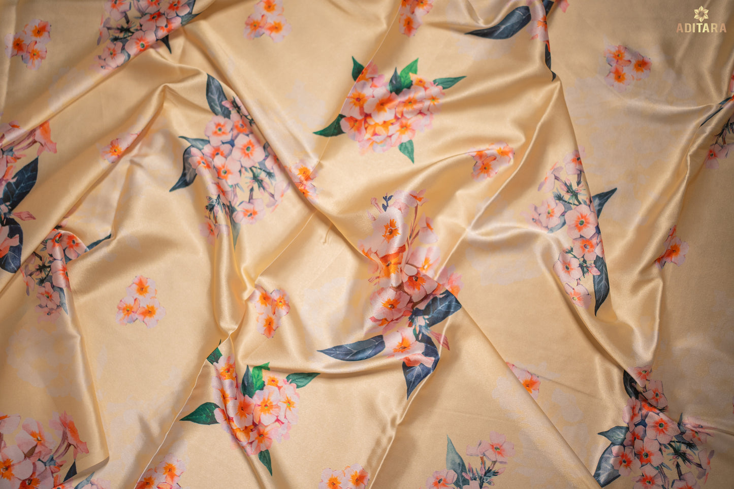 Vaibhava – Satin Silk Saree in Yellow