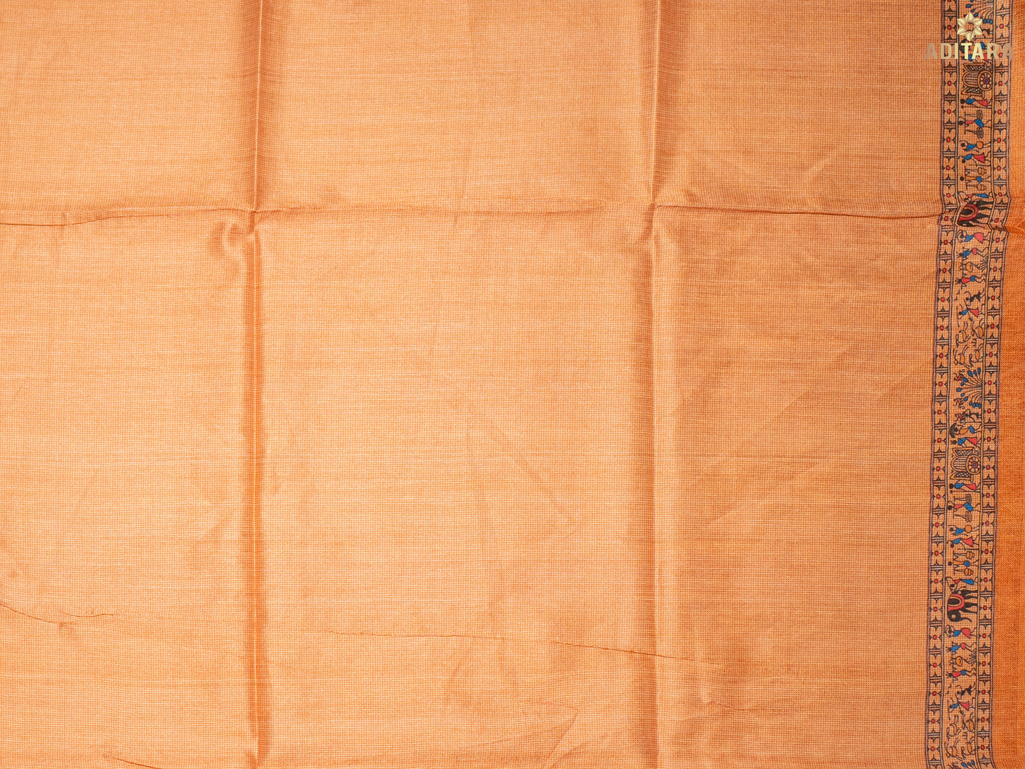 Kalamkari – Semi Tussar Saree in Beige