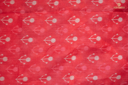 Linen Cotton Saree Blue