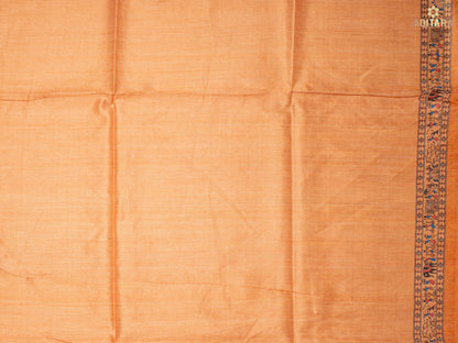 Kalamkari – Semi Tussar Saree in Beige